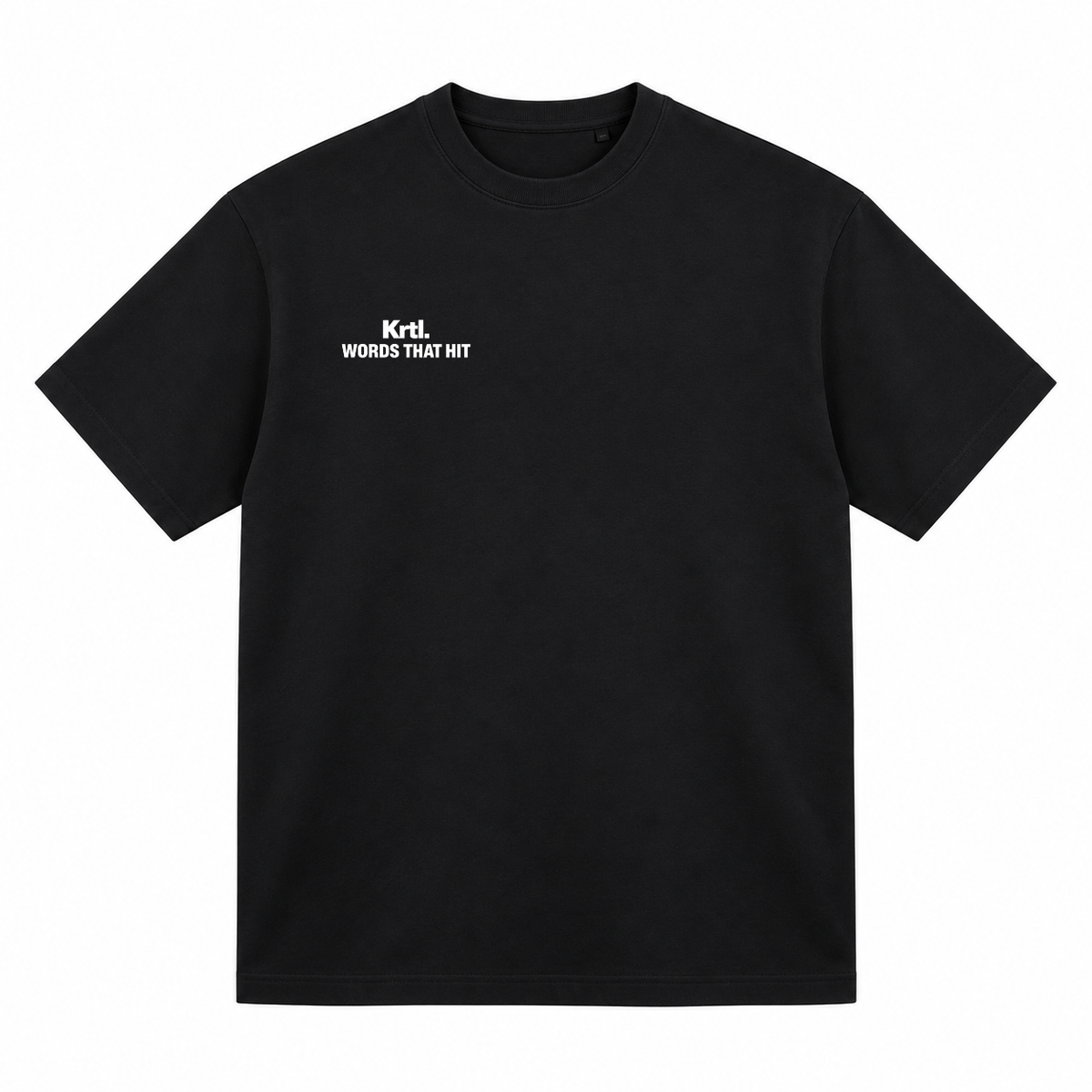 Krtl words T-shirt 200g Coupe Régular