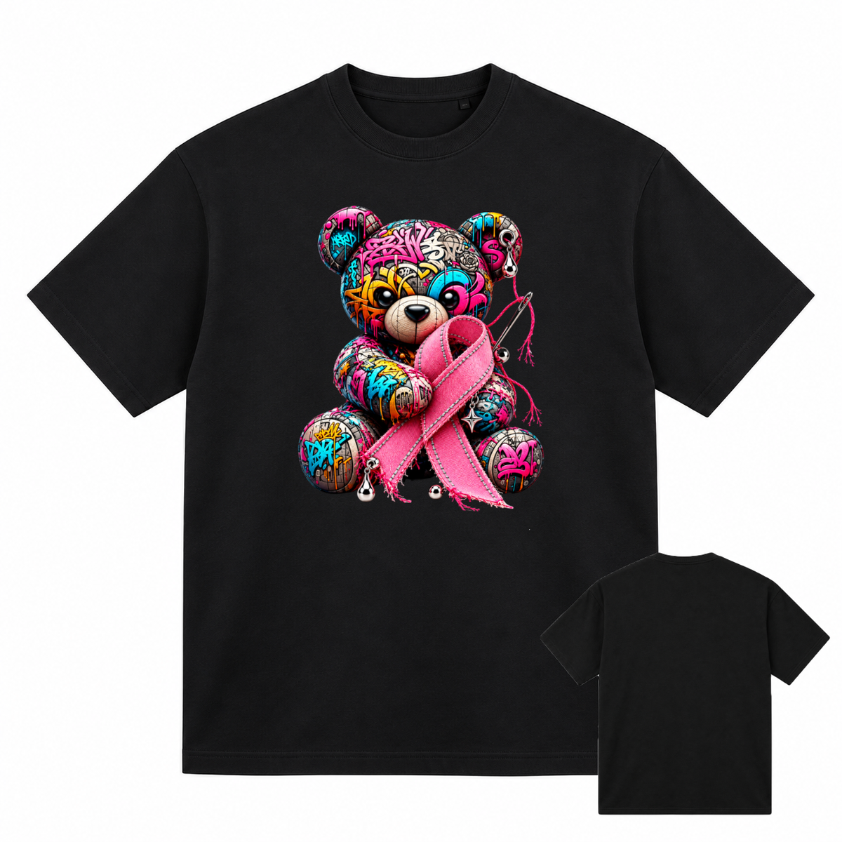 Octobre Rose T-shirt 200g Coupe Régular FACE
