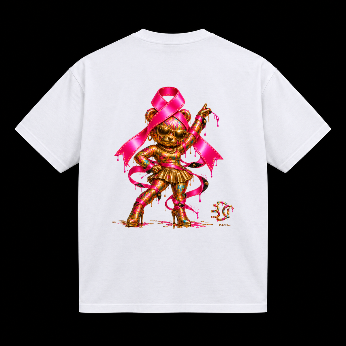 Octobre Rose T-shirt 200g Coupe Régular BDC GIRLY