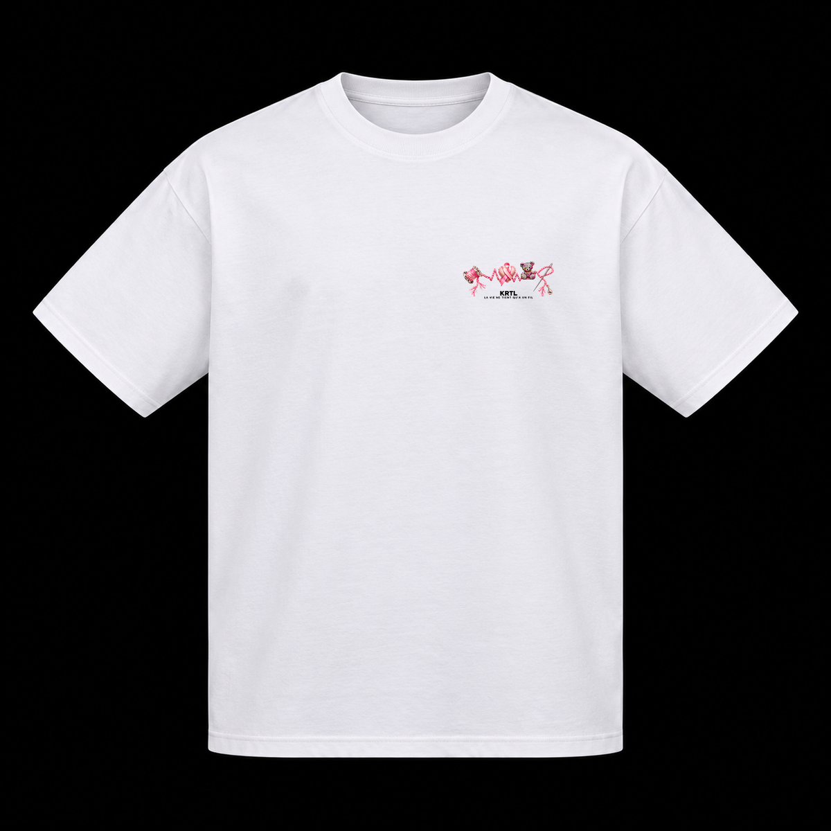 Octobre Rose T-shirt 200g Coupe Régular BDC GIRLY
