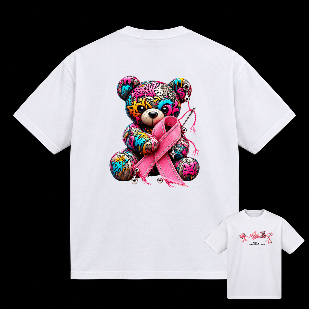 Octobre Rose T-shirt 200g Coupe Régular