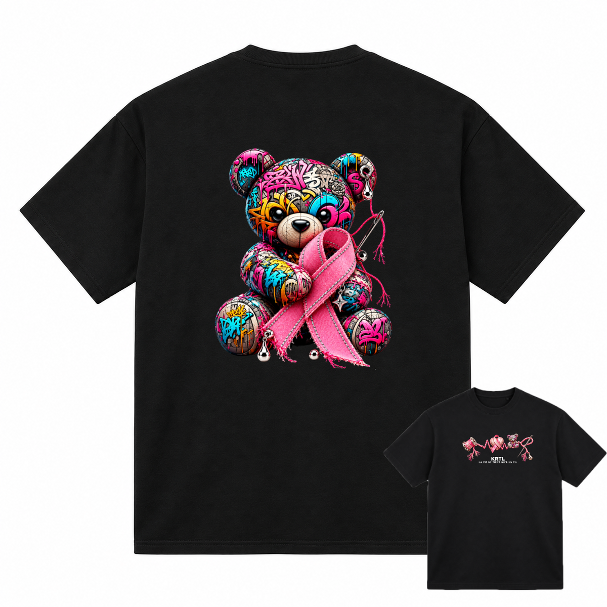 Octobre Rose T-shirt 200g Coupe Régular